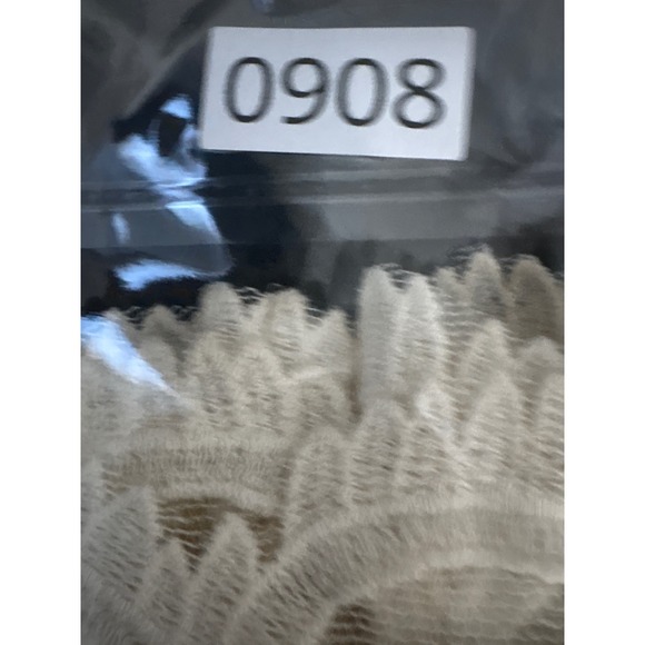 Free People x Jens Pirate Booty Cream Lace Cold Shoulder Bell Sleeve Tunic Boho - Picture 8 of 9